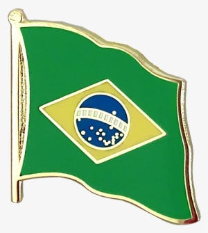 Flag Lapel Pin - Brazil