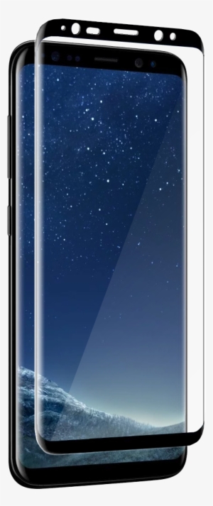 Samsung Galaxy S 8 Plus Curved Black Tempered Glass - Samsung 8 Plus Black