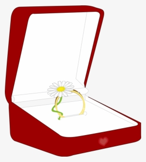 Engagement Ring Clipart - Engagement Rings Box Clipart Png