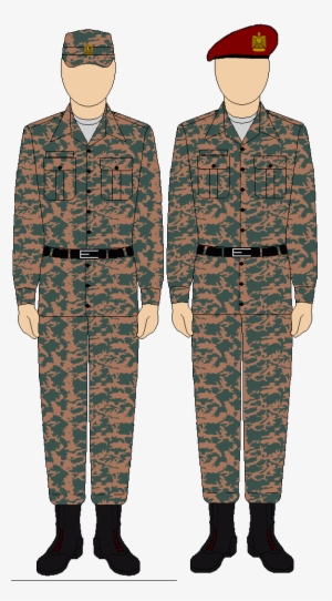 Egyptian Airborne Camo Uniform - Russian Federation Officer Uniform