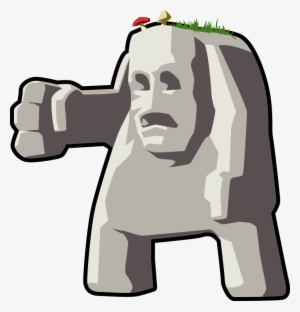 Rough Rock Clipart - Stone Giant Clipart