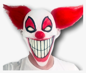 Chester The Evil Clown Mask, Glow In The Dark - Mask