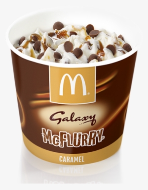 Mcdonalds Galaxy Mcflurry With Caramel - Chocolate