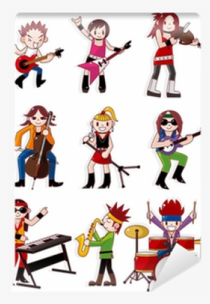 Cartoon Rock Band