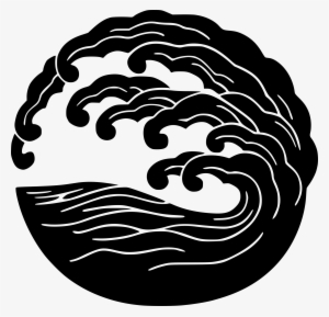 Wave Mon Vector - Samurai Vector Png