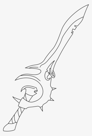 Drawn Sword Great Sword - Cool Sword Drawing