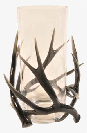 Bidkhome Glass Hurricane Colour: Grey, Size: Small