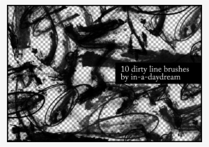 Dirty Line - Monochrome