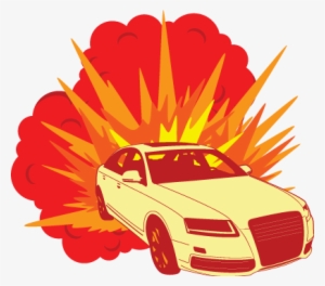 Explosions Clipart Car - Car Explosion Clipart