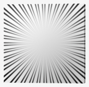 Radial Speed Lines Graphic Effects Canvas Print - Canvas Print