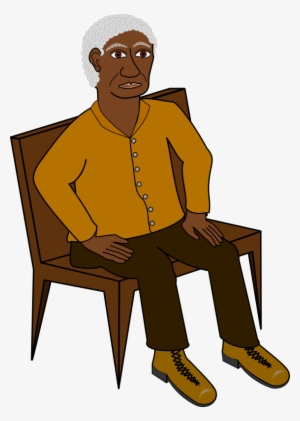 Medium Image - Man Sitting On Chair Clipart