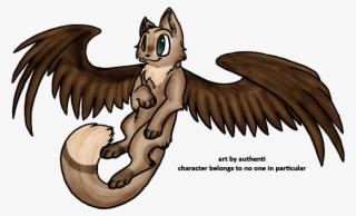 Photo - Brown Cat With Wings