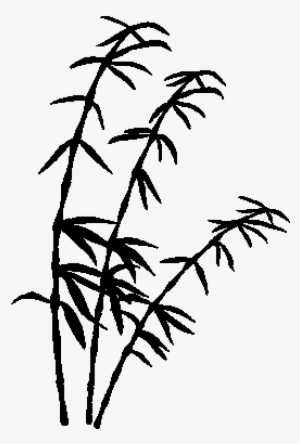 Wallissimo Bamboo Silhouette - Bamboo Tree Silhouette Png