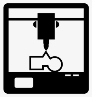 3d House Vector Png Download - 3d Printer Icon