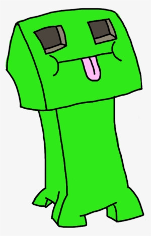 Minecraft Mc Mcpe Creeper Green Derpy Derpycreeper - Minecraft