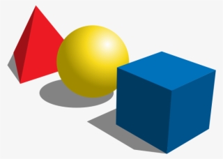 Geometric Shapes In 3 Dimensions - Figuras Geometricas 3d A Color