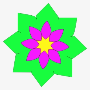 How To Set Use Geometric Flower Shape Svg Vector