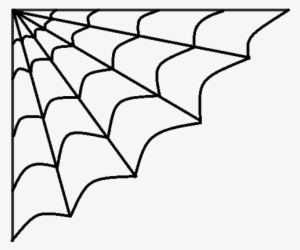 Isolated Spider Web Icon On A White Background - Halloween Spider Web Clipart