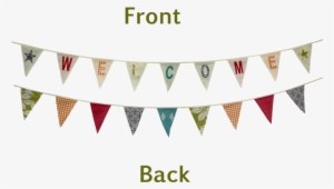 Welcome Bunting Flag Banner - Flag