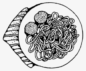 Discover - Spaghetti Clipart Black And White