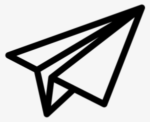 Inclined Paper Plane Vector - Logo Paper Plane Png