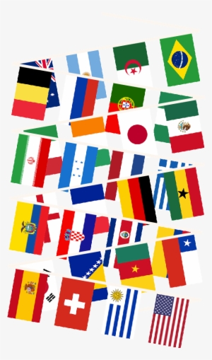 World Multi Nation Bunting - Brazil