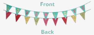 Love Love Bunting Flag Banner - Flag