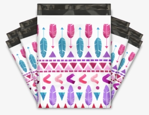 Boho Tribal Arrows Designer Poly Mailers Shipping Envelopes - Pro Supply Global 10x13 (100) Pineapple & Watermelon