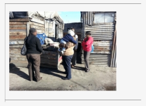 Students With Health Promoter In A Township, Grabouw - Grabouw