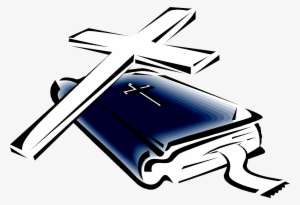 9 Have I Not Commanded You Be Strong And Courageous - Holy Bible And Cross Clipart