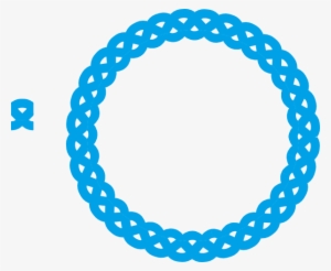 Blue Round Frame Png