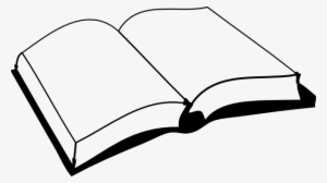 Open Bible Drawing - Book Clipart
