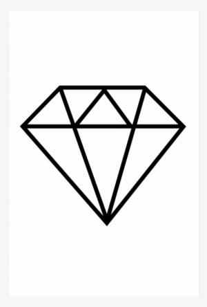 Diamond Tattoo Stencil