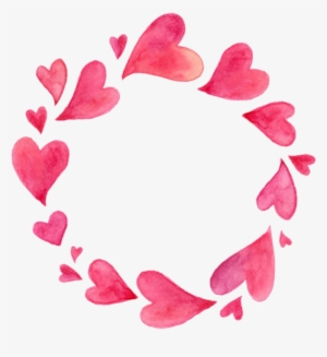 Hearts Heart Borders Frames Round Frame Border Love - Love Watercolor Frames