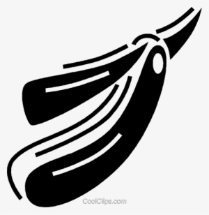 Straight Razor Royalty Free Vector Clip Art Illustration - Navalha Png Vector