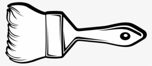 Image Black And White Brush Cilpart Lovely Idea Arjun - Paint Brush Clip Art Black And White