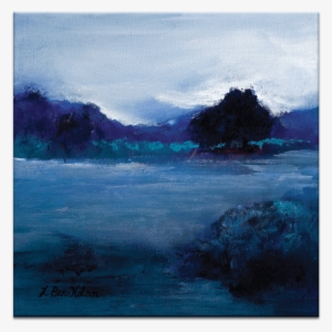 Blue Lagoon - Artist Lane Wedding Poppies By Anna Blatman Painting