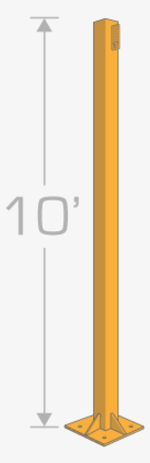 4" X 4" Metal Post - Metal