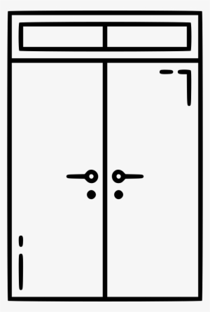 Double Doors Comments - Scalable Vector Graphics