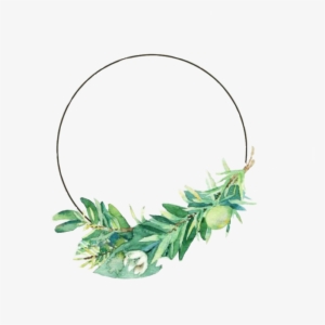 Círculo Moldura Floral Tropical - Overlays Png For Edits