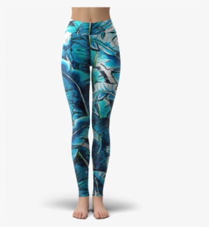 Legging Watercolor Banana Palm Leaf De Marta Barragán - Leggings