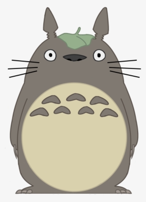 Totoro With Leaf By Imhereforthedrarry On Deviantart - Totoro Leaf On Head