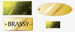 How To Set Use Brass Plaques, Tags Clipart