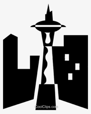 Space Needle, Seattle Royalty Free Vector Clip Art - Seattle