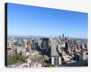 Seattle By Space Needle 1 Canvas Print - Seattle
