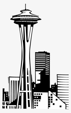 Svg Free Library Collection Of High Quality Free Cliparts - Space Needle Clip Art