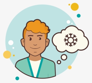 Hombre De Copo De Nieve Icon - Man