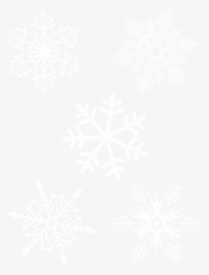 Snowflake Vinyl Sticker Wall Art, White