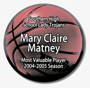 Plaque Round - Netball