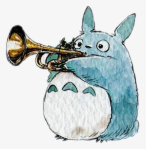 My Neighbor Totoro Totoro Trumpet Studio Ghibli - Iphone 5 Case, Iphone 5s Case, Custom Design Arsenal